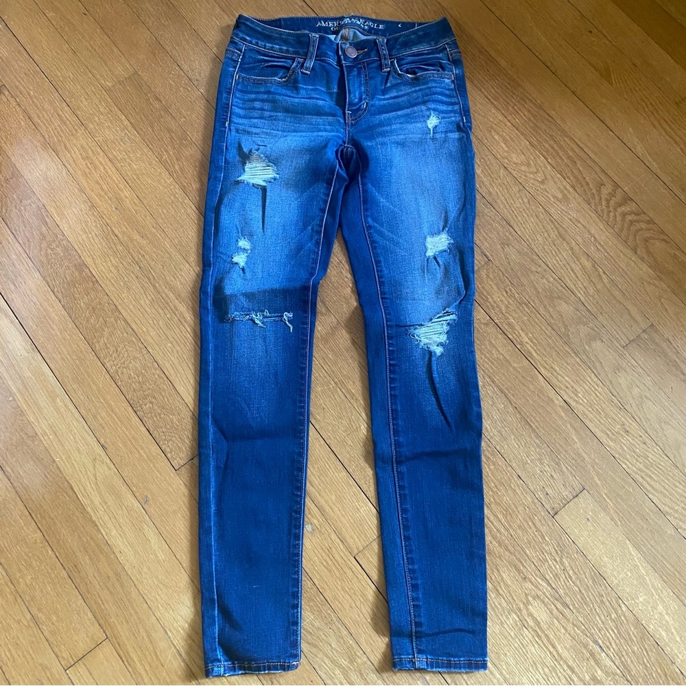 American Eagle Outfitters Regular Jegging Distressed Jean vintage collection
